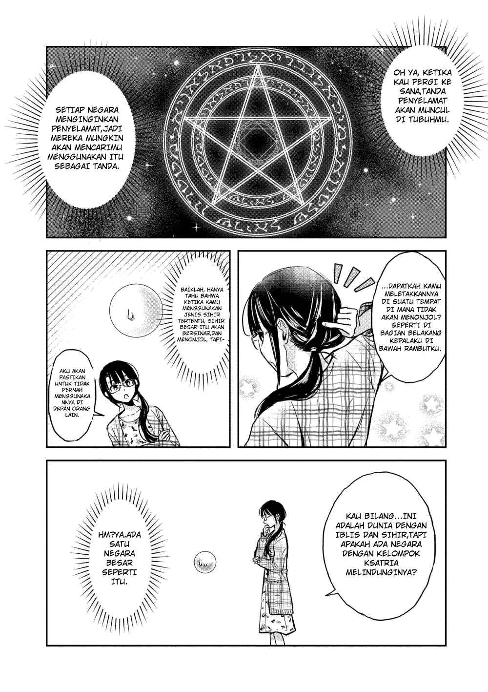 Halaman 9 — Isekai ni Kyuuseishu toshite Yobaremashita ga, Around 30 ni wa Muri nanode, Hissori Book Cafe Hajimemashita. Chapter 1