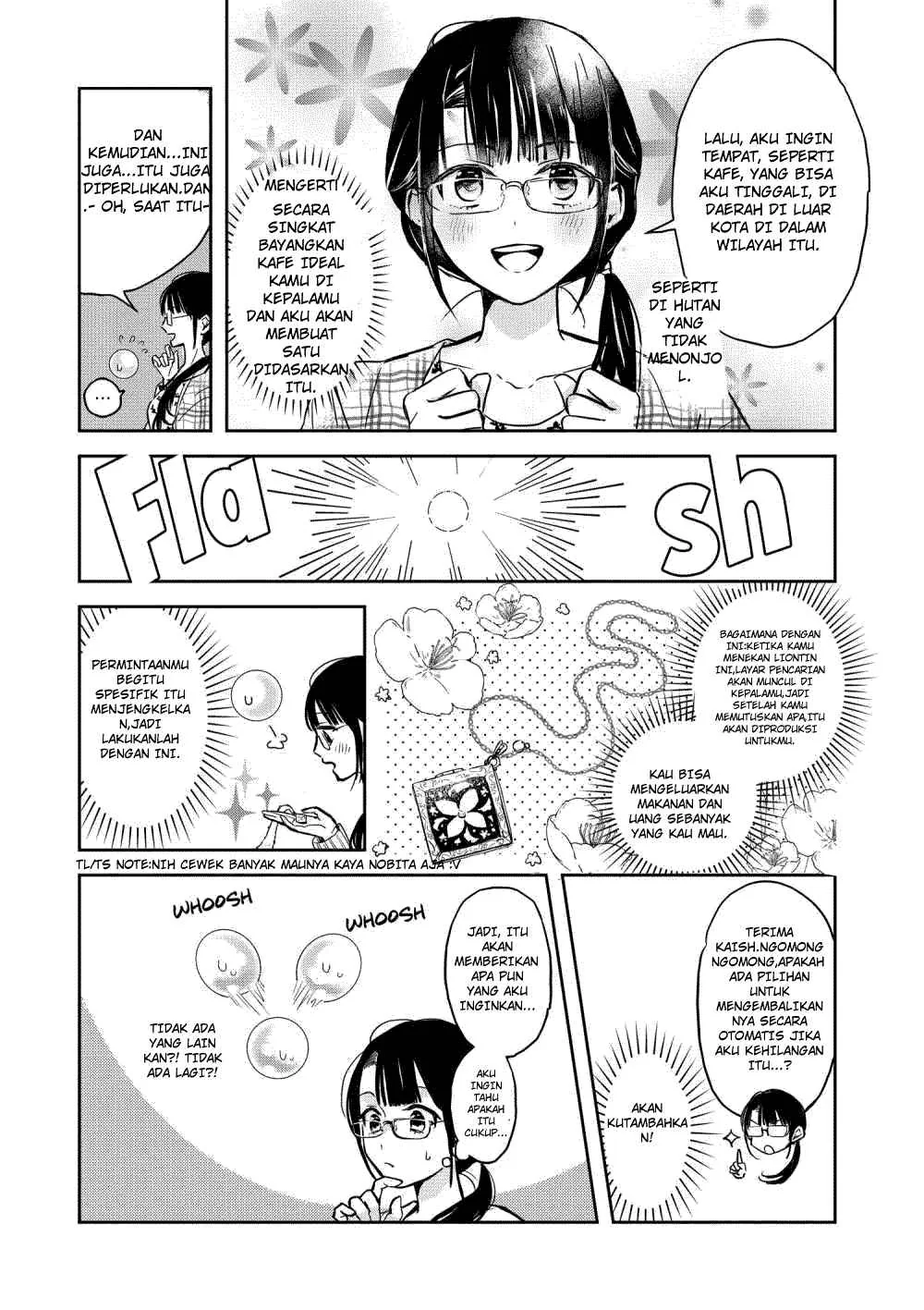 Halaman 10 — Isekai ni Kyuuseishu toshite Yobaremashita ga, Around 30 ni wa Muri nanode, Hissori Book Cafe Hajimemashita. Chapter 1
