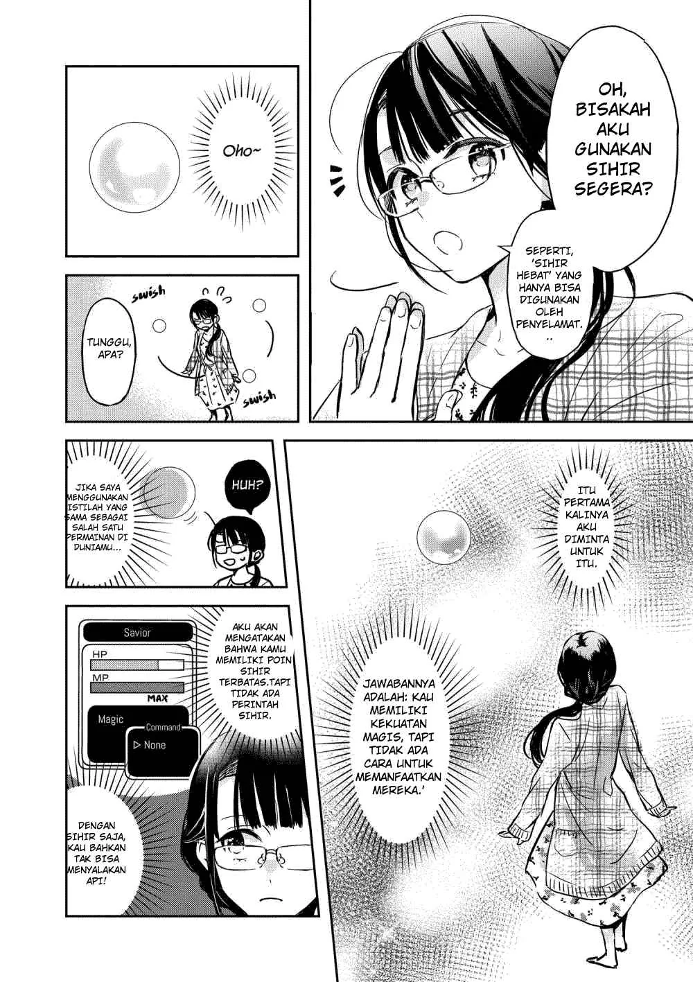 Halaman 11 — Isekai ni Kyuuseishu toshite Yobaremashita ga, Around 30 ni wa Muri nanode, Hissori Book Cafe Hajimemashita. Chapter 1