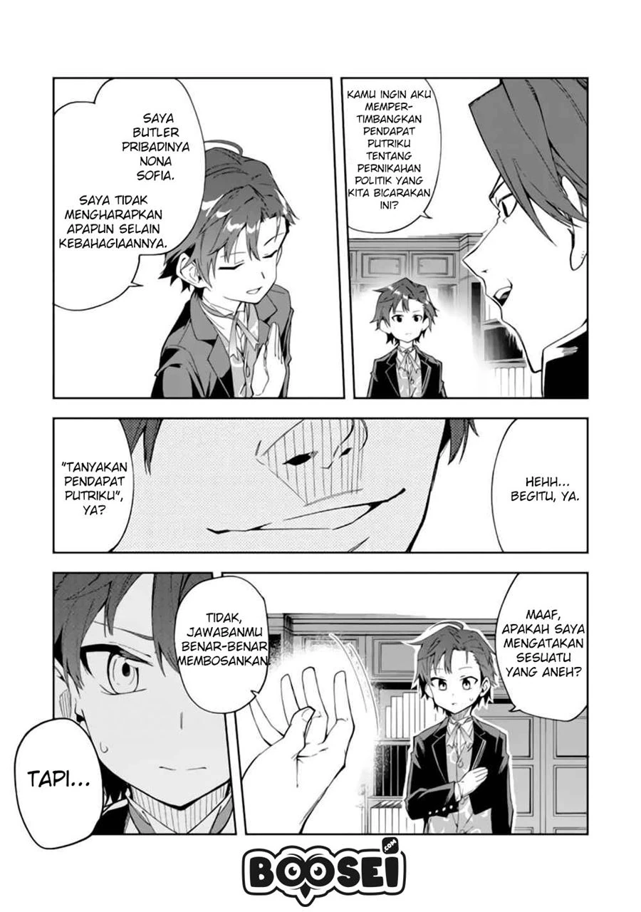 Halaman 12 — Akuyaku Reijou no Shitsuji-sama: Hametsu Flag wa Ore ga Tsubusasete Itadakimasu Chapter 2.1