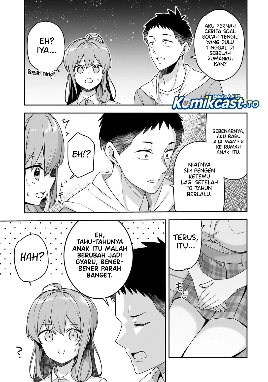 Halaman 4 — 10-nenburi ni Saikai shita Kusogaki wa Seijun Bishoujo JK ni Seichou shiteita Chapter 18.1