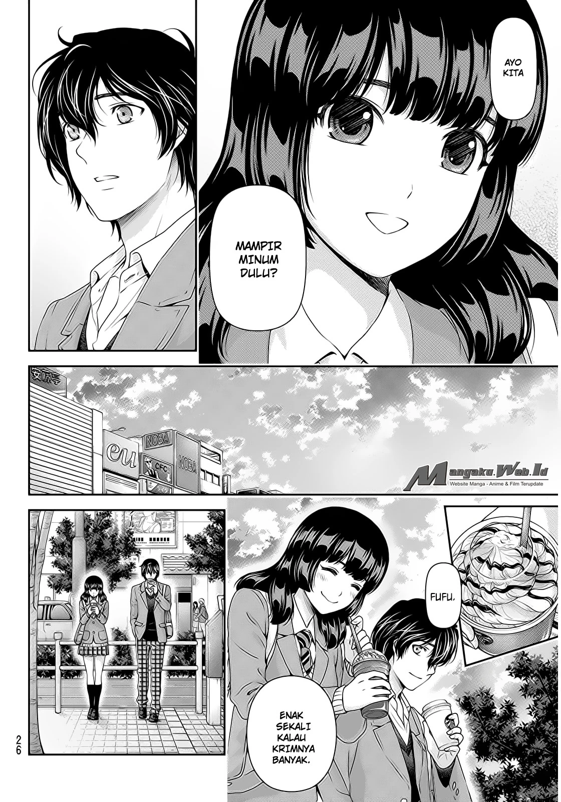 Halaman 16 — Domestic na Kanojo Chapter 56