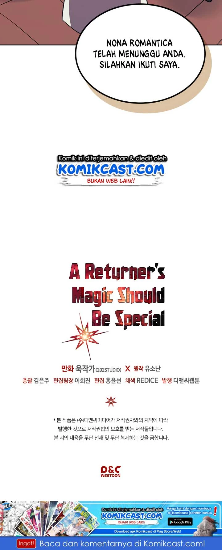 Halaman 63 — A Returner's Magic Should Be Special Chapter 74