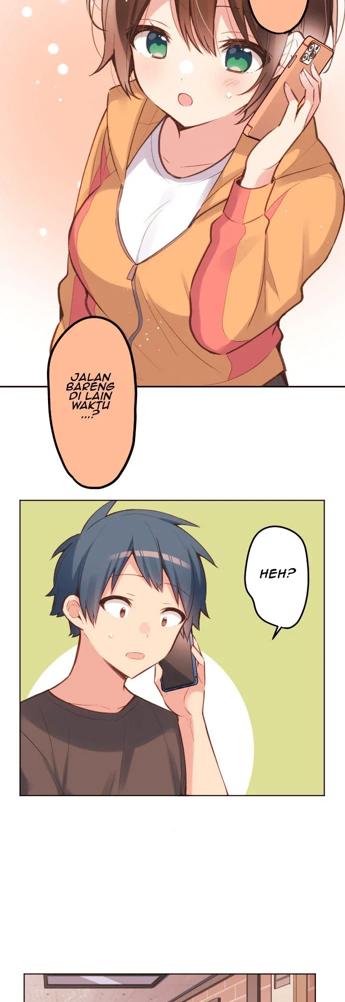 Halaman 3 — Waka-chan Is Flirty Again Chapter 26