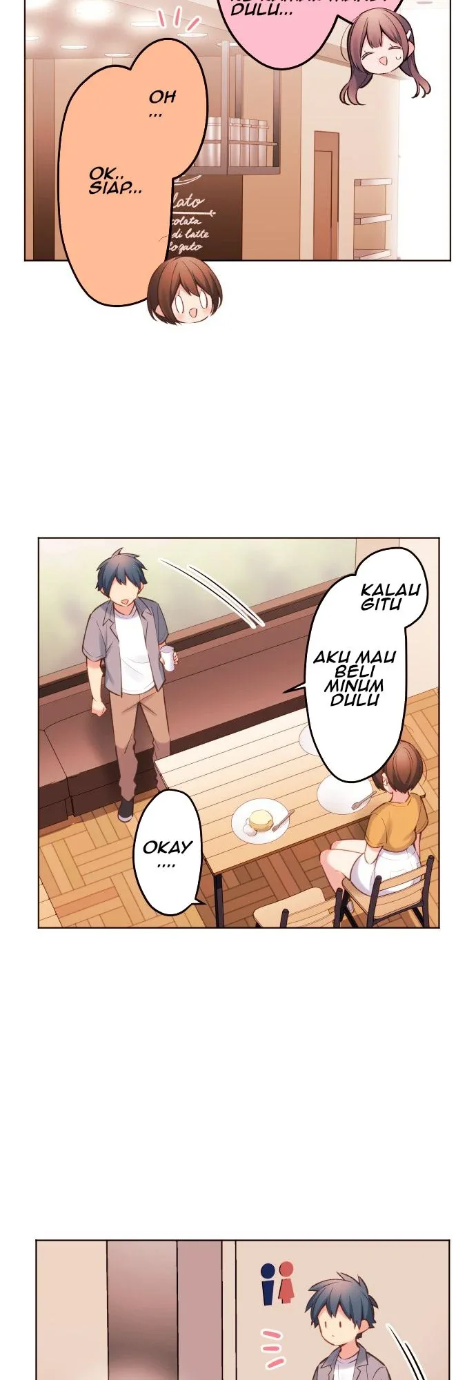 Halaman 28 — Waka-chan Is Flirty Again Chapter 26