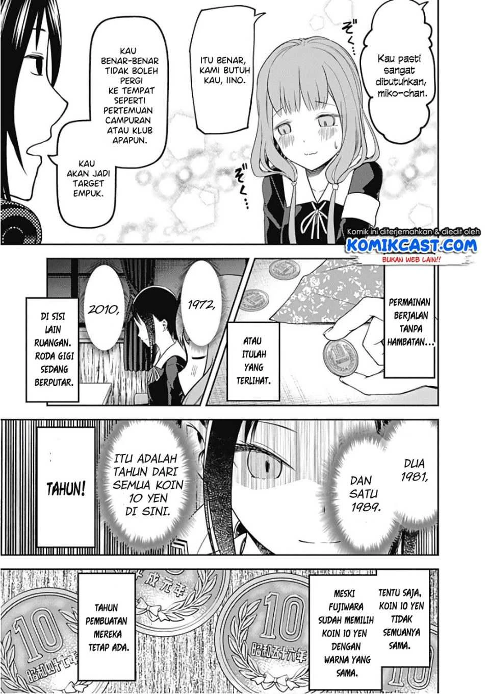 Halaman 10 — Kaguya-sama wa Kokurasetai: Tensai-tachi no Renai Zunousen Chapter 99