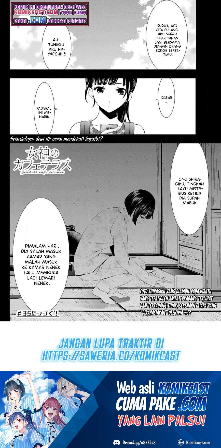 Halaman 18 — Megami no Café Terrace Chapter 34