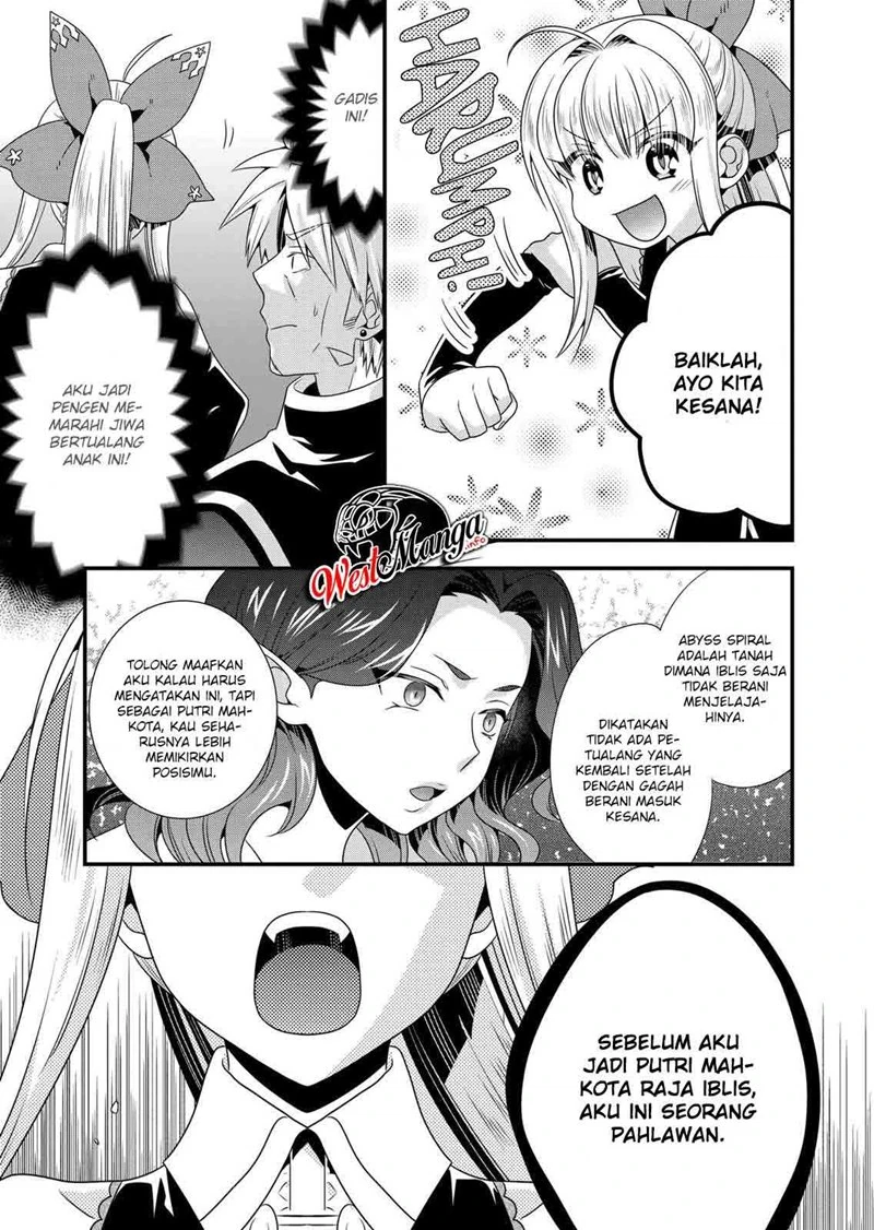 Halaman 11 — Maou desu. Onna Yuusha no Hahaoya to Saikon shita node, Onna Yuusha ga Giri no Musume ni Narimashita. @comic Chapter 46