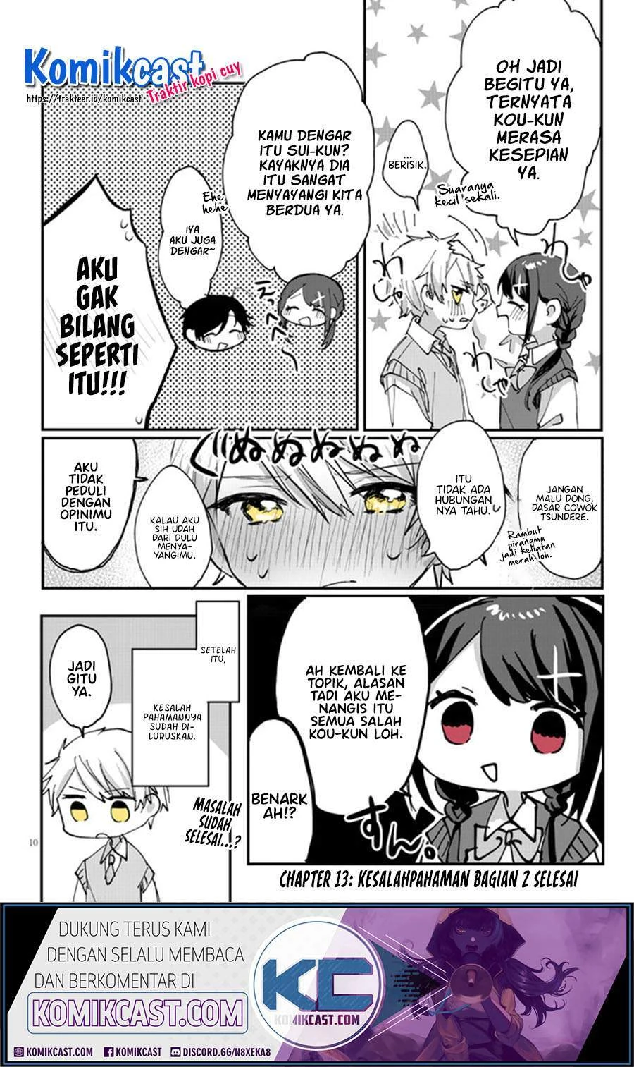 Halaman 10 — Kokoro Irozuku Koi ga Shitai Chapter 13