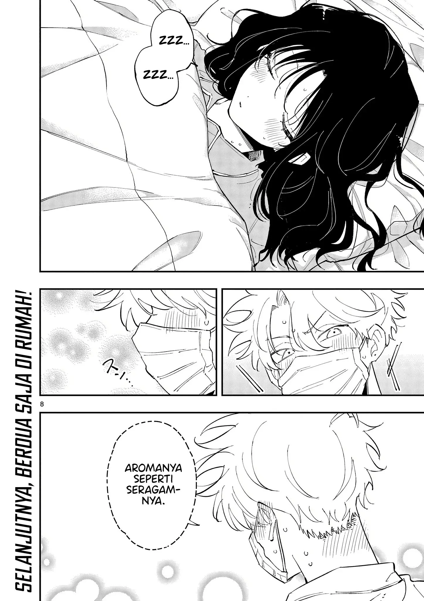 Halaman 8 — Tonari no Seki no Yatsu ga Souiu Me de Mitekuru Chapter 48