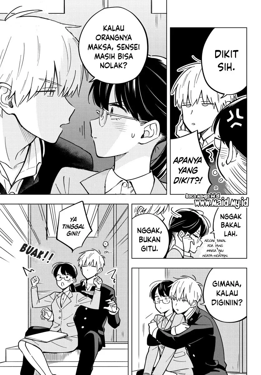 Halaman 15 — Sensei wa Koi wo Oshierarenai Chapter 28