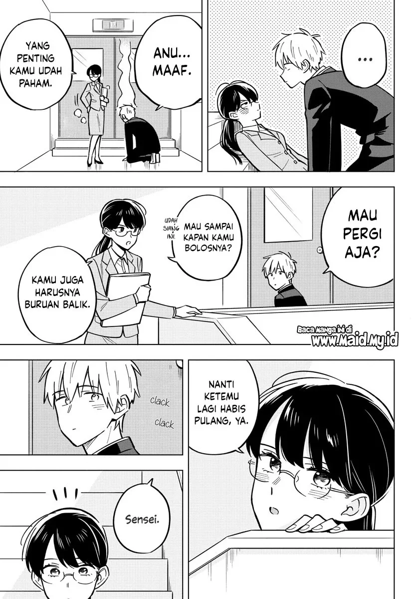 Halaman 19 — Sensei wa Koi wo Oshierarenai Chapter 28