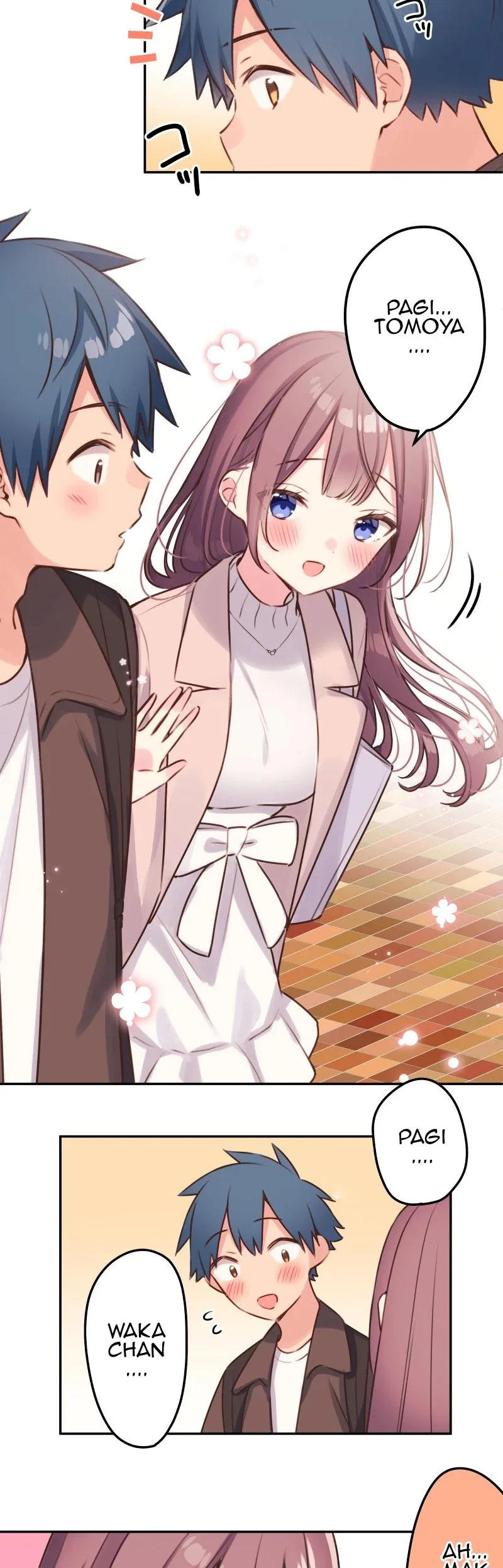 Halaman 4 — Waka-chan Is Flirty Again Chapter 110