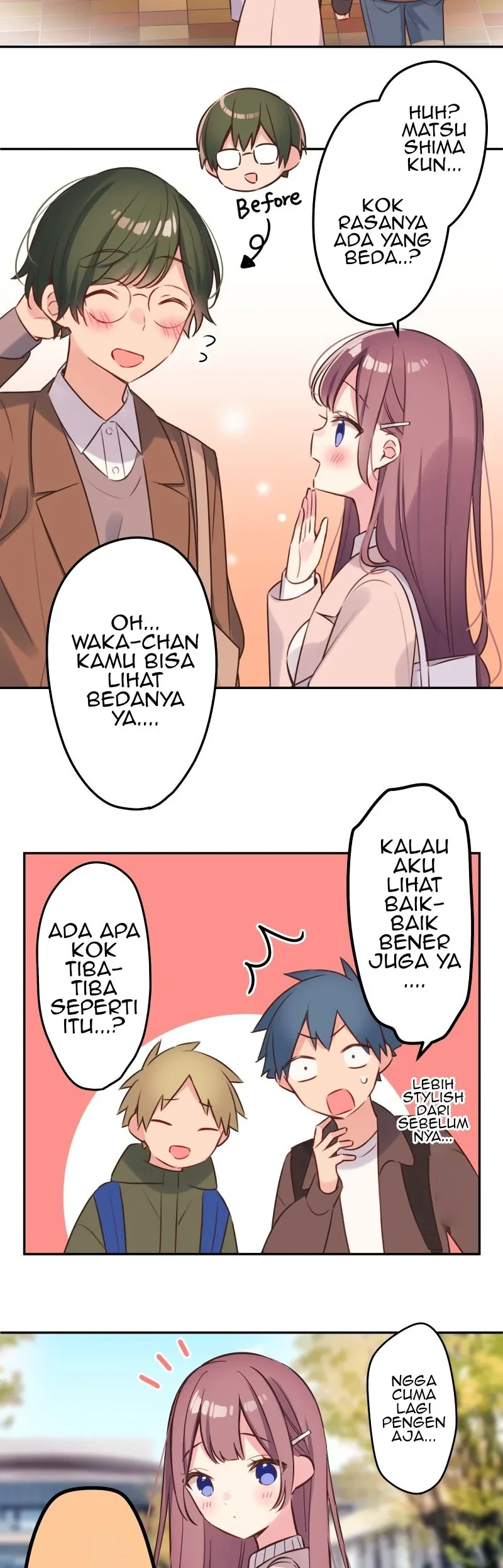 Halaman 12 — Waka-chan Is Flirty Again Chapter 110
