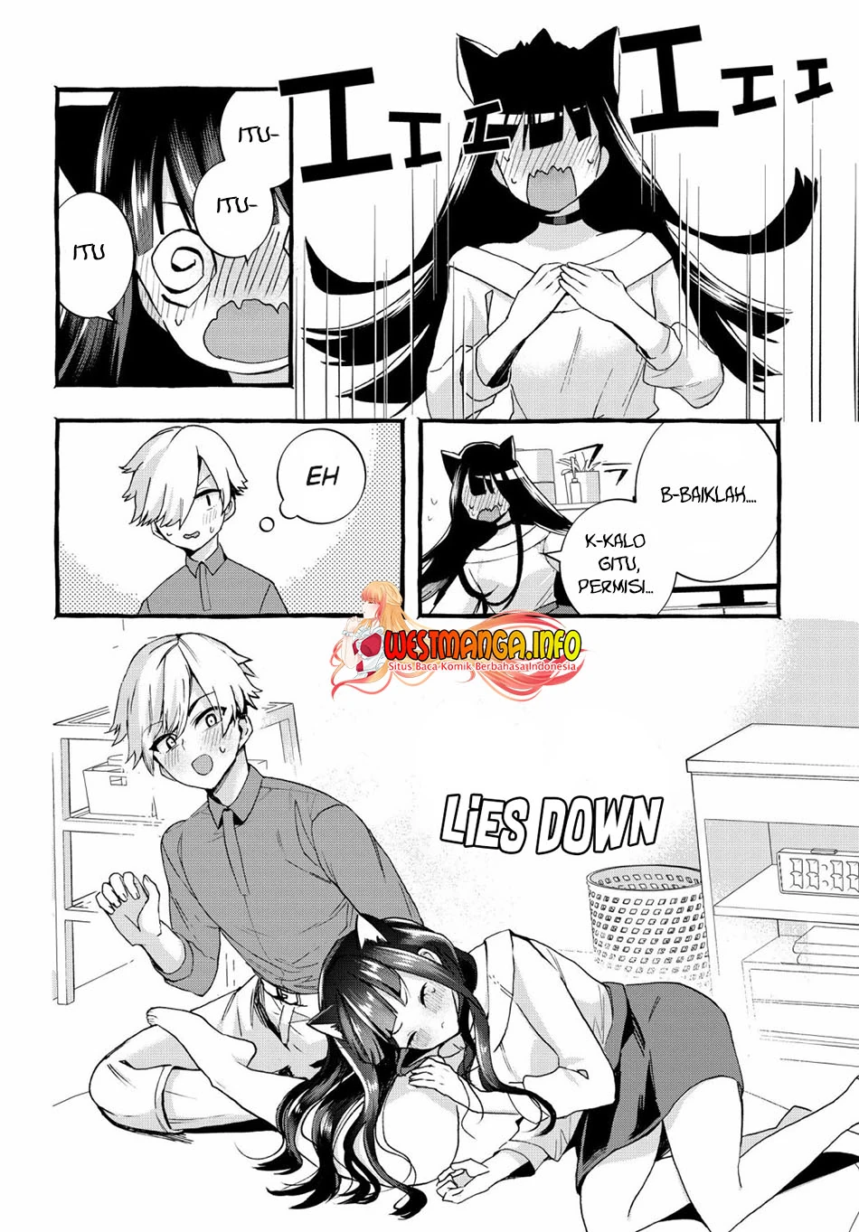 Halaman 8 — Chiteki de Cool na Kouhai Bijo, Ore no Kaineko ni Naru Chapter 3
