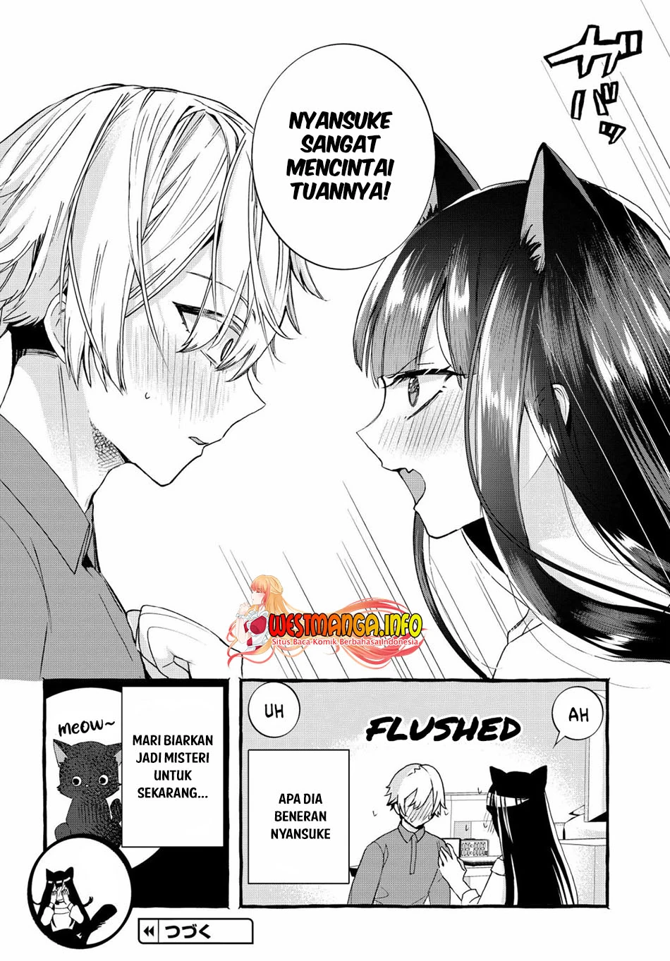 Halaman 10 — Chiteki de Cool na Kouhai Bijo, Ore no Kaineko ni Naru Chapter 3