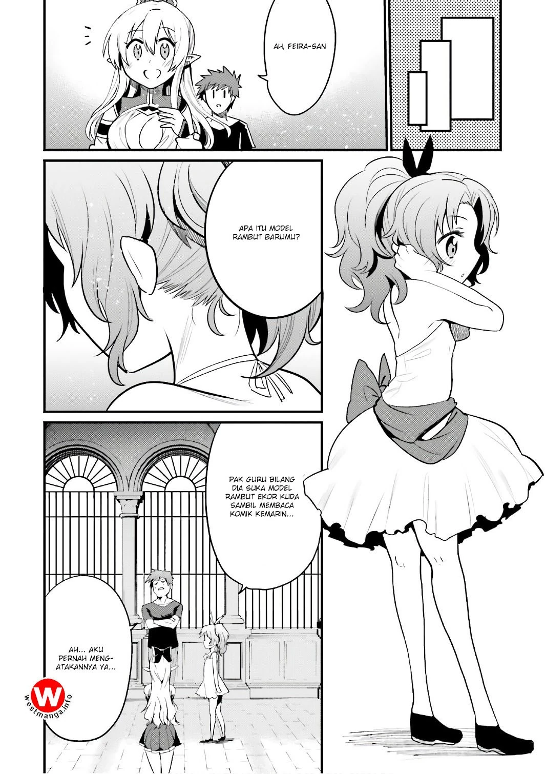 Halaman 8 — Elf Yome to Hajimeru Isekai Ryoushu Seikatsu Chapter 16