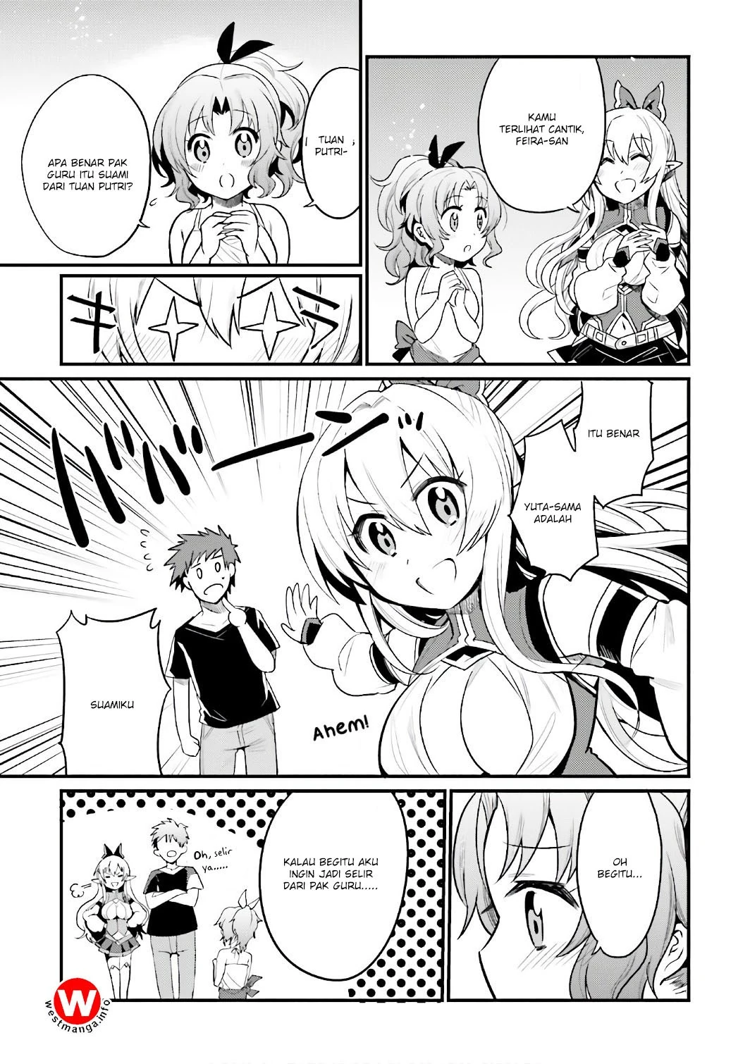 Halaman 9 — Elf Yome to Hajimeru Isekai Ryoushu Seikatsu Chapter 16