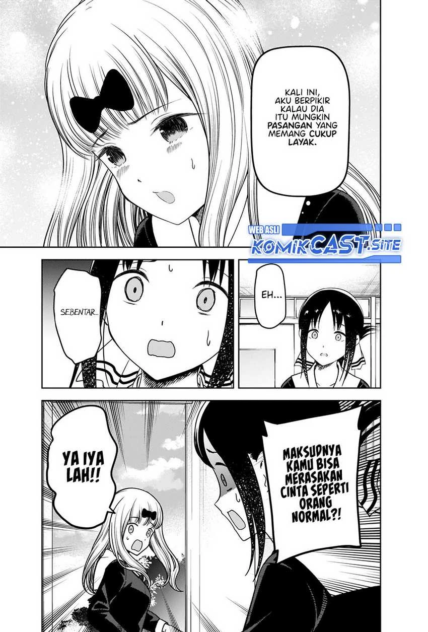 Halaman 6 — Kaguya-sama wa Kokurasetai: Tensai-tachi no Renai Zunousen Chapter 279