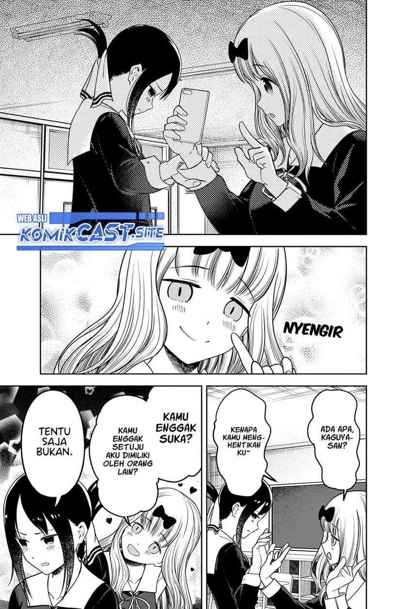 Halaman 14 — Kaguya-sama wa Kokurasetai: Tensai-tachi no Renai Zunousen Chapter 279