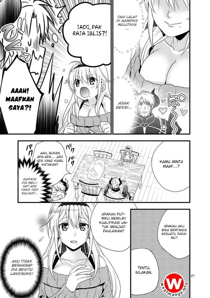 Halaman 19 — Maou desu. Onna Yuusha no Hahaoya to Saikon shita node, Onna Yuusha ga Giri no Musume ni Narimashita. @comic Chapter 1