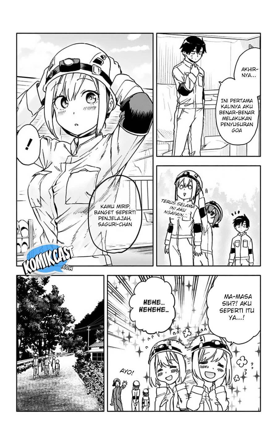 Halaman 12 — Saguri-chan Tankentai Chapter 19