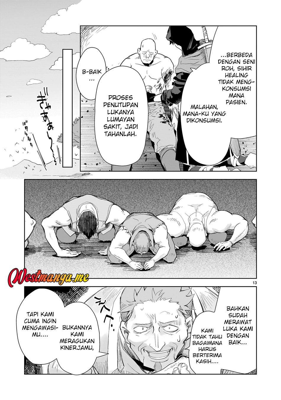 Halaman 12 — Elf-zuma to Hajimeru Yuukyuu no Tabi: Densetsu no Yuusha, Aisuru Elf to Tomo ni 100-nen Mae ni Sukutta Sekai wo Tabisuru Chapter 3
