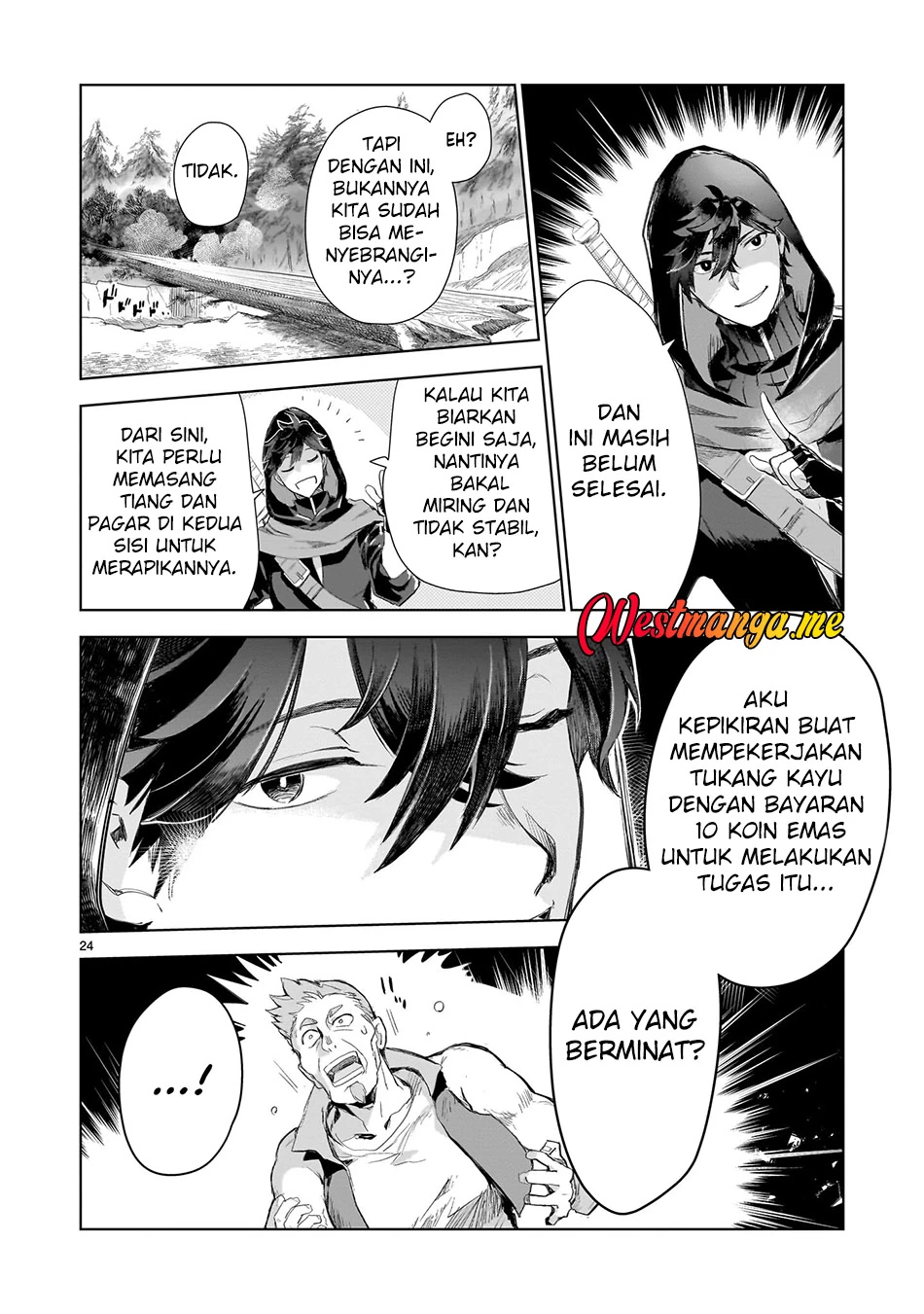 Halaman 22 — Elf-zuma to Hajimeru Yuukyuu no Tabi: Densetsu no Yuusha, Aisuru Elf to Tomo ni 100-nen Mae ni Sukutta Sekai wo Tabisuru Chapter 3