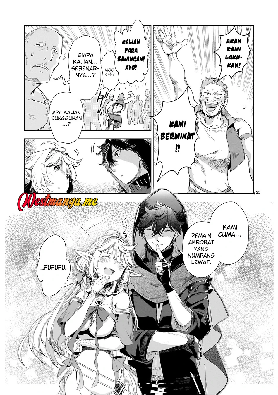 Halaman 23 — Elf-zuma to Hajimeru Yuukyuu no Tabi: Densetsu no Yuusha, Aisuru Elf to Tomo ni 100-nen Mae ni Sukutta Sekai wo Tabisuru Chapter 3