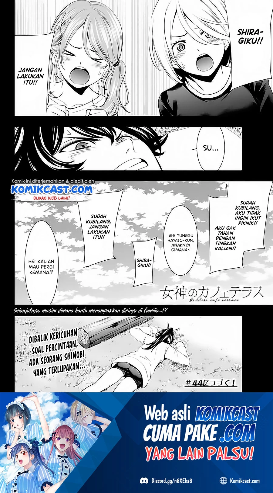 Halaman 16 — Megami no Café Terrace Chapter 43