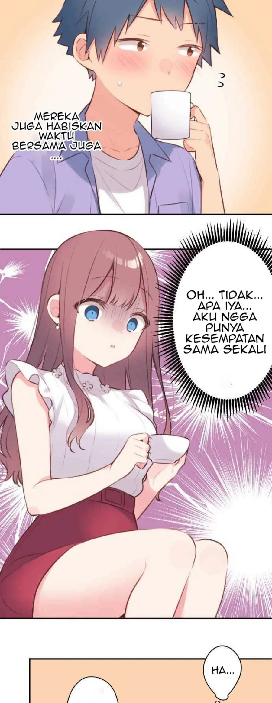 Halaman 23 — Waka-chan Is Flirty Again Chapter 77