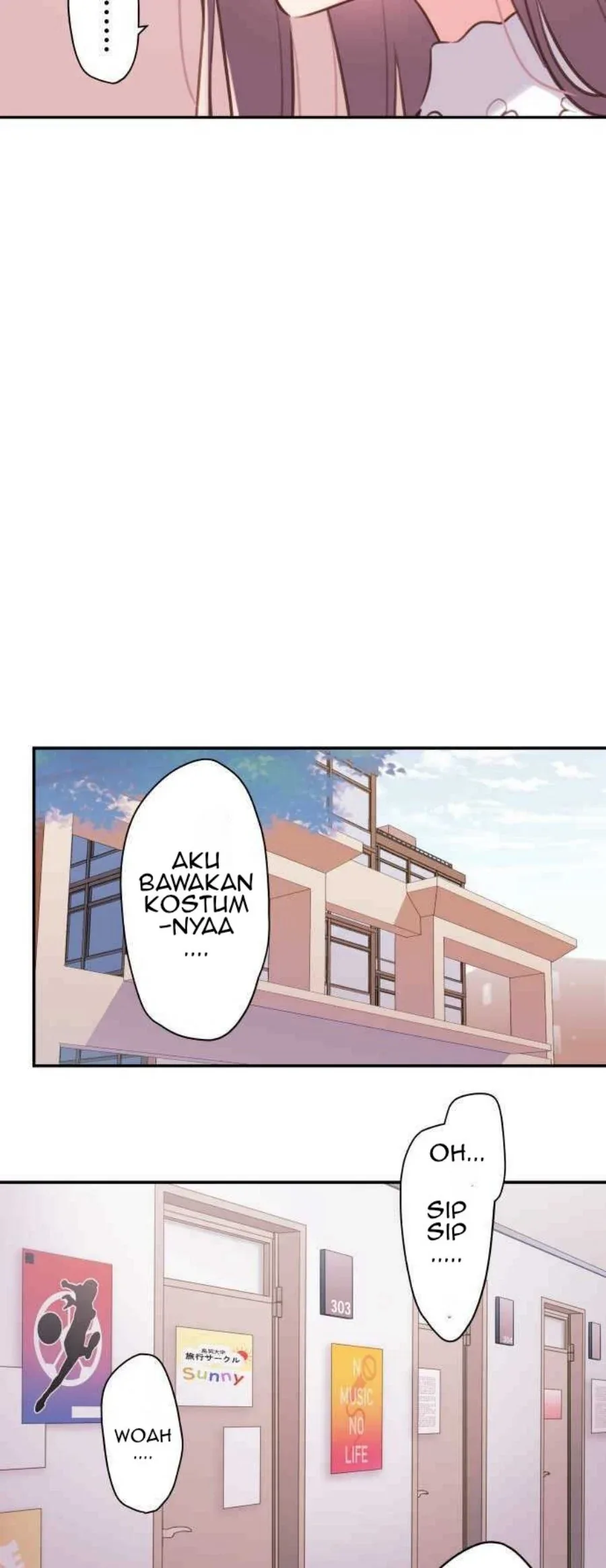 Halaman 36 — Waka-chan Is Flirty Again Chapter 77