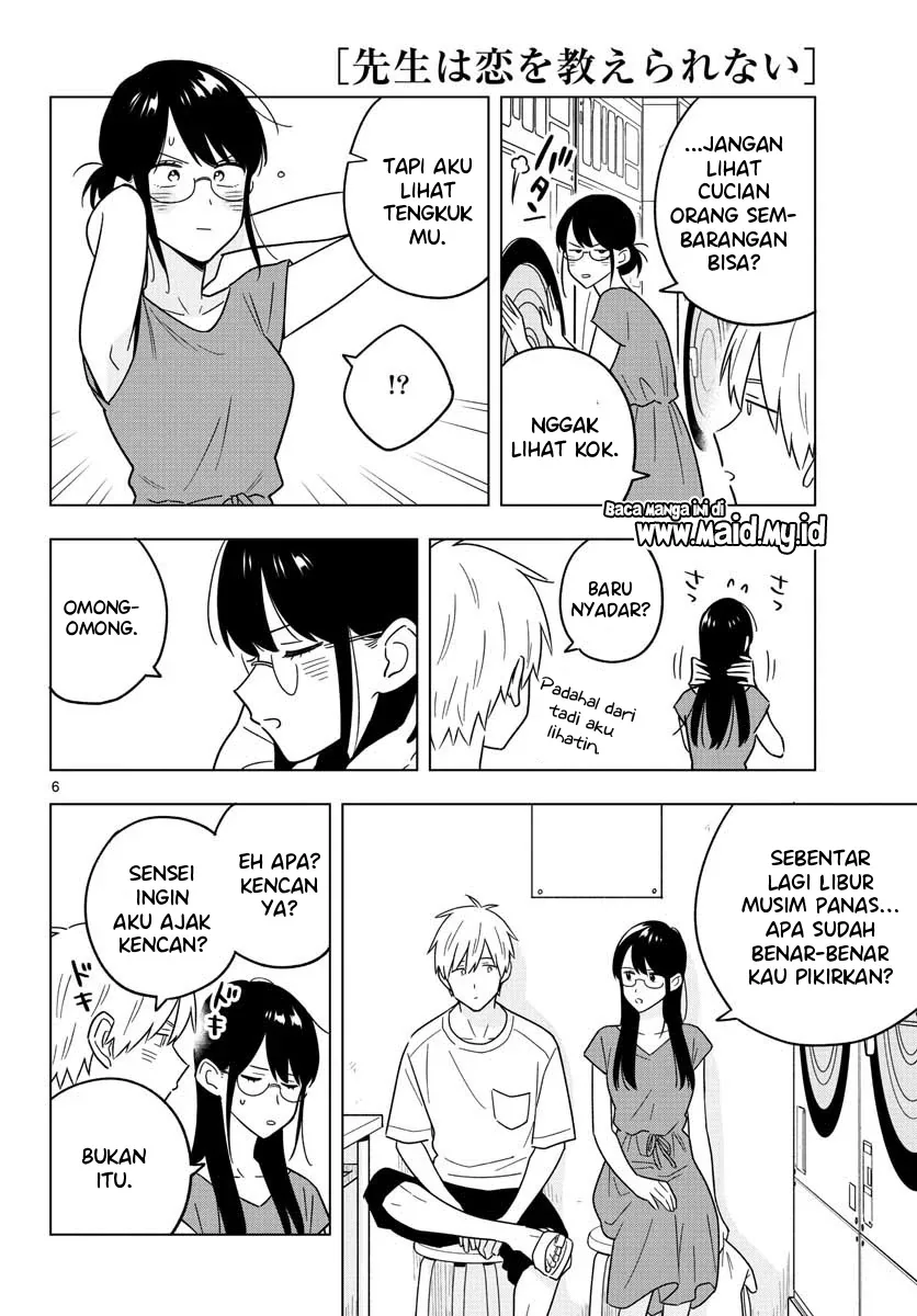Halaman 8 — Sensei wa Koi wo Oshierarenai Chapter 41