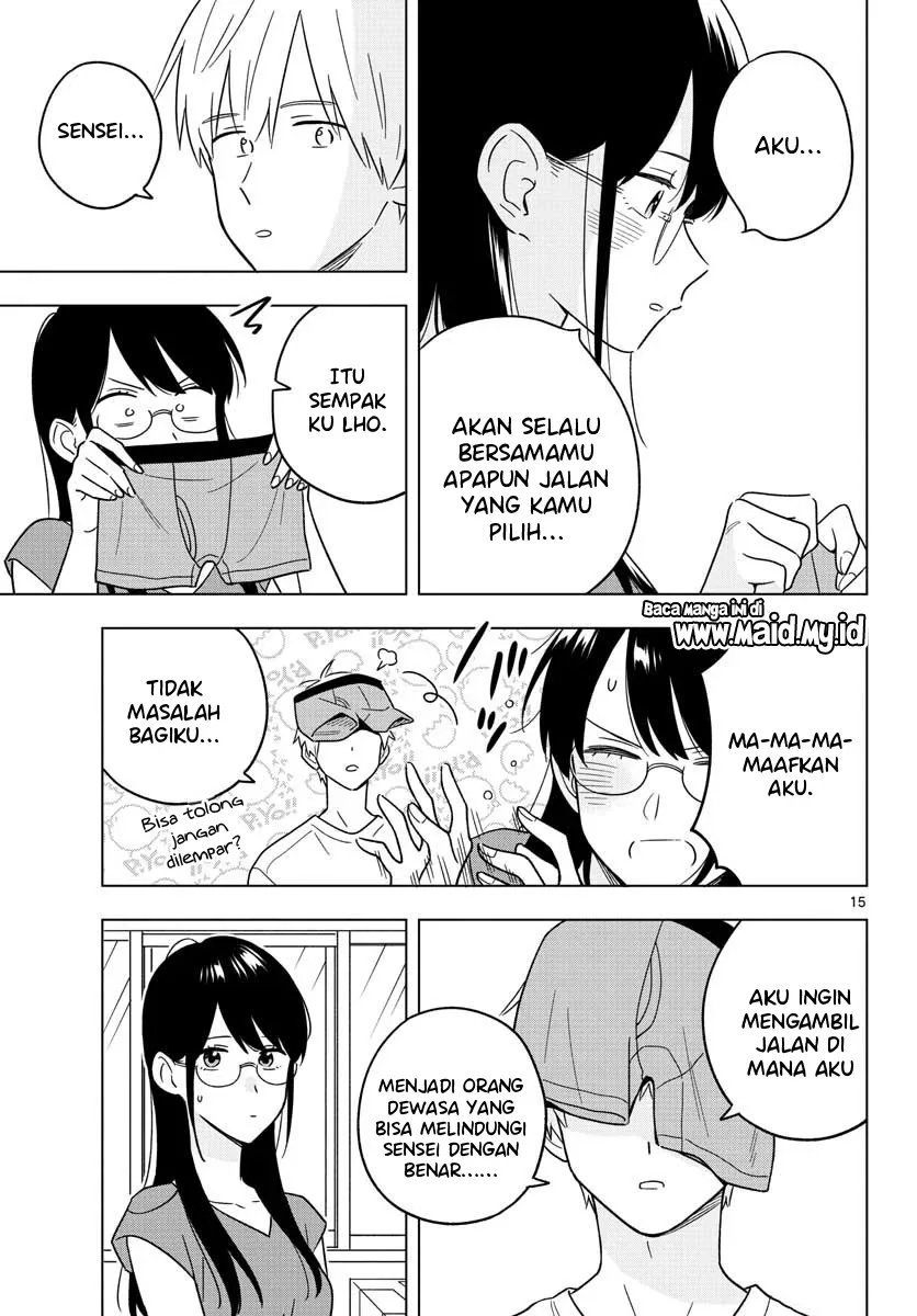 Halaman 17 — Sensei wa Koi wo Oshierarenai Chapter 41