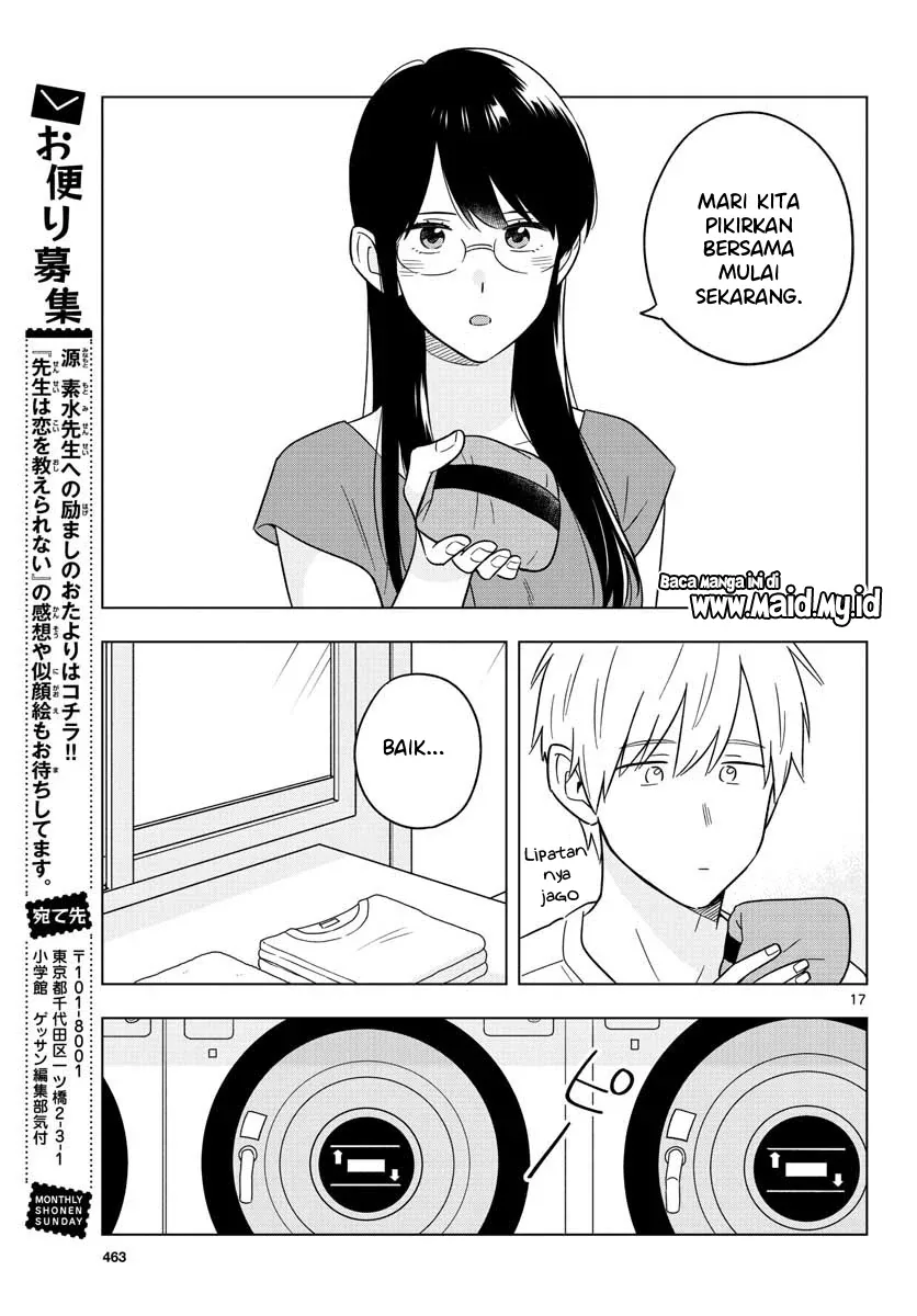 Halaman 19 — Sensei wa Koi wo Oshierarenai Chapter 41