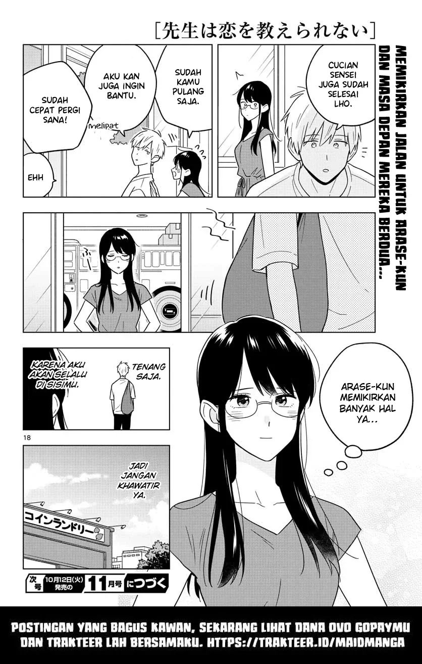 Halaman 20 — Sensei wa Koi wo Oshierarenai Chapter 41