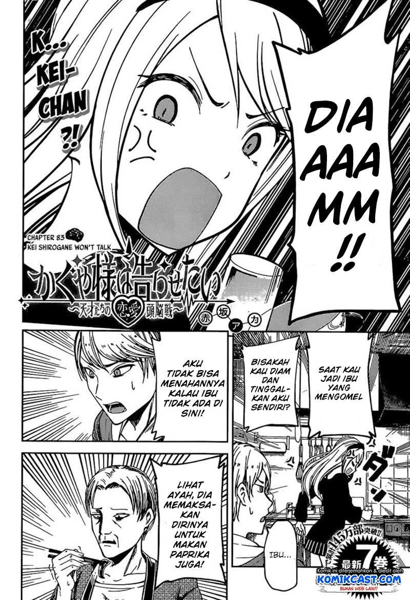 Halaman 3 — Kaguya-sama wa Kokurasetai: Tensai-tachi no Renai Zunousen Chapter 83