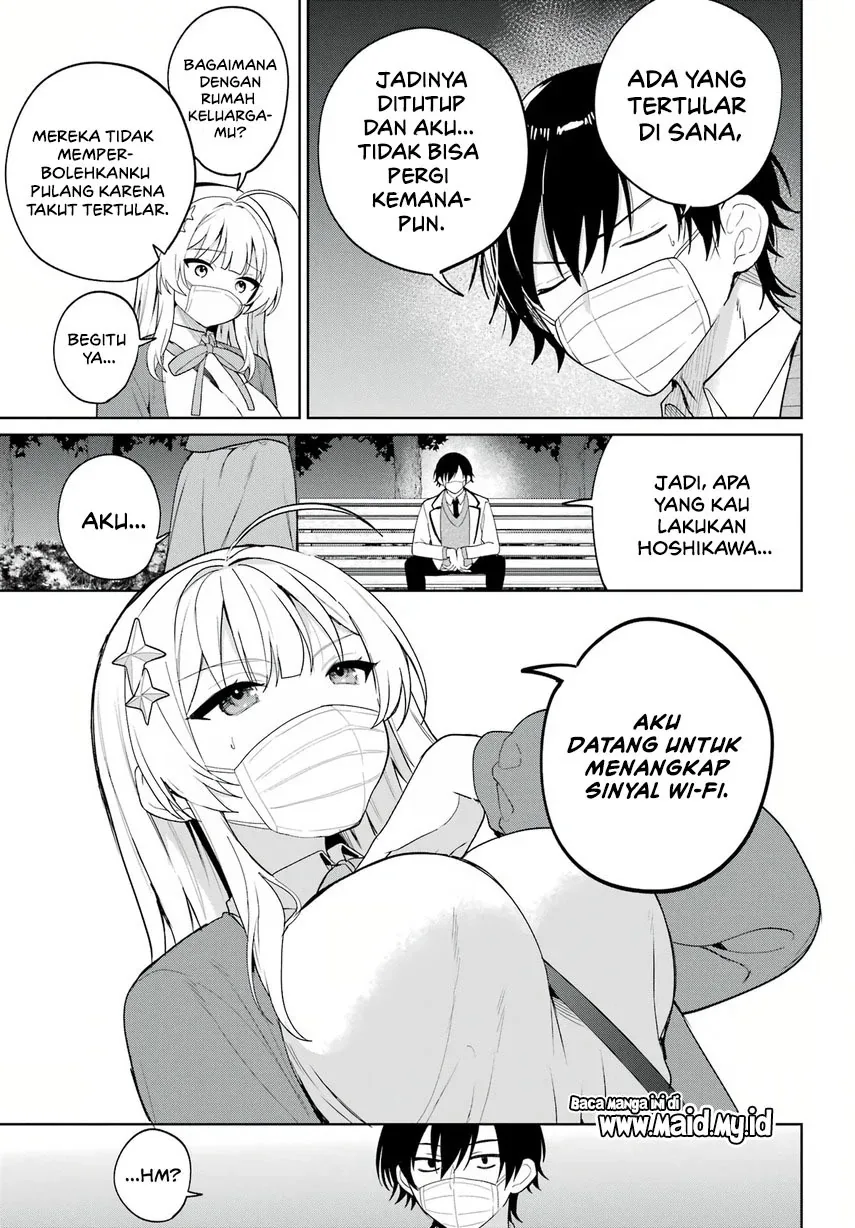 Halaman 22 — Remote Jugyou ni Nattara Class 1 no Bishoujo to Doukyo suru Koto ni Natta Chapter 1