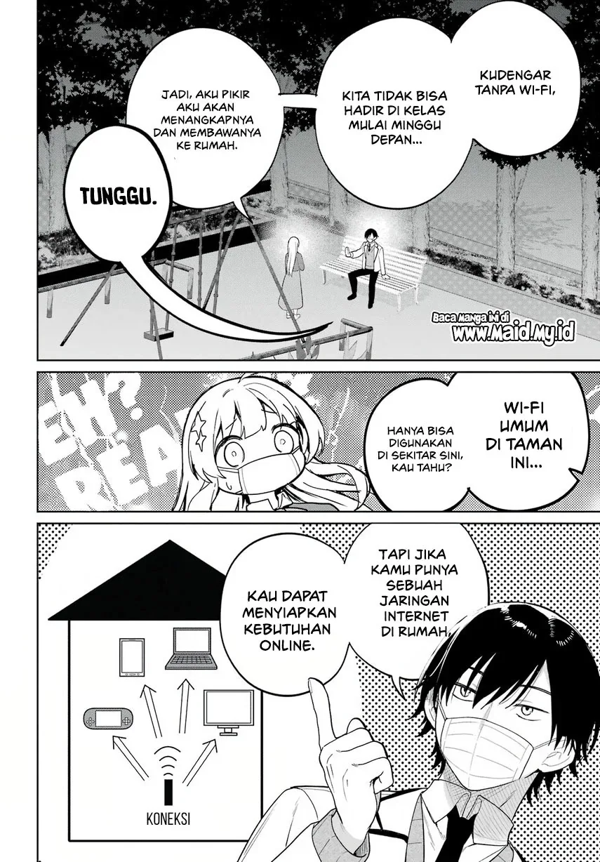 Halaman 23 — Remote Jugyou ni Nattara Class 1 no Bishoujo to Doukyo suru Koto ni Natta Chapter 1