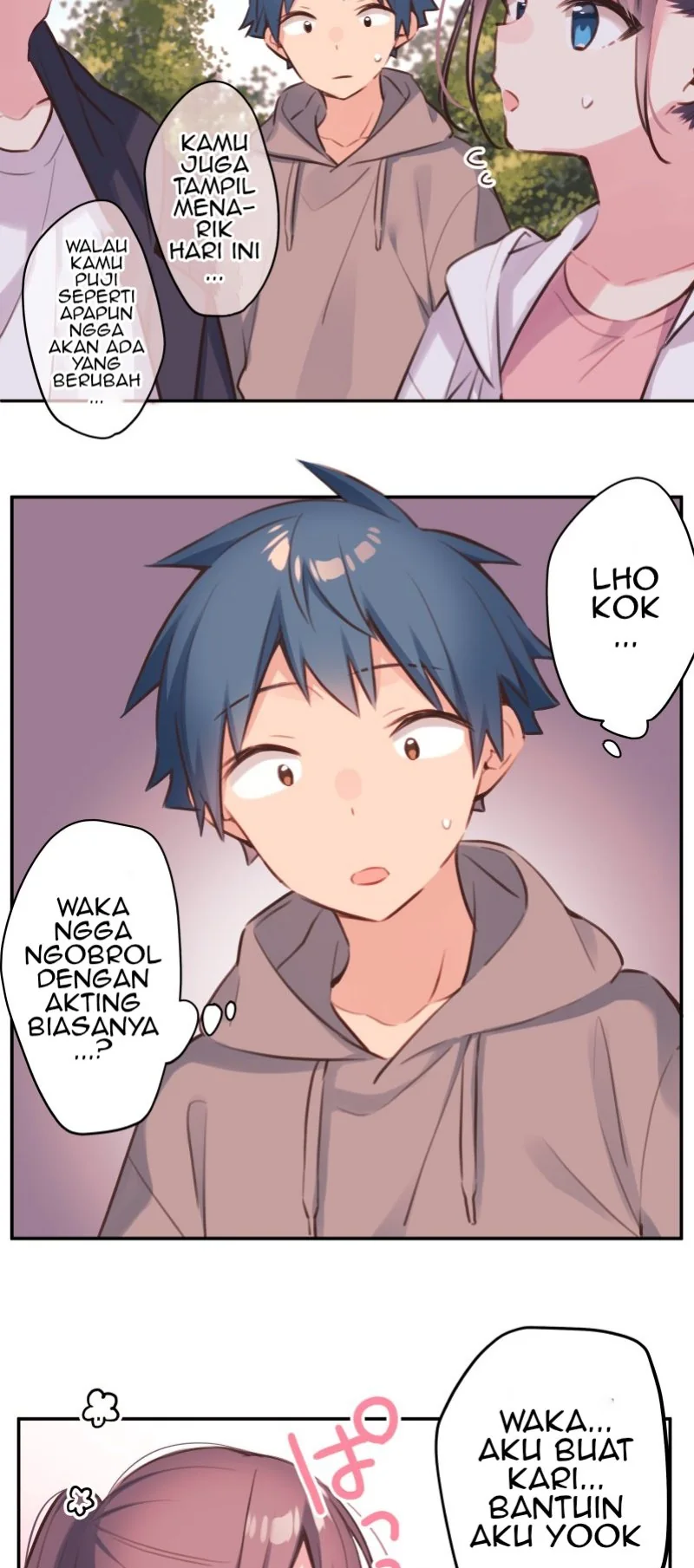 Halaman 19 — Waka-chan Is Flirty Again Chapter 84