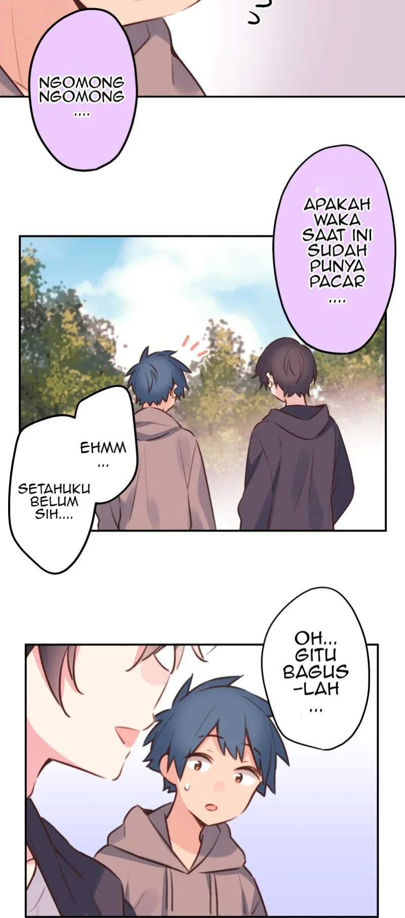 Halaman 22 — Waka-chan Is Flirty Again Chapter 84