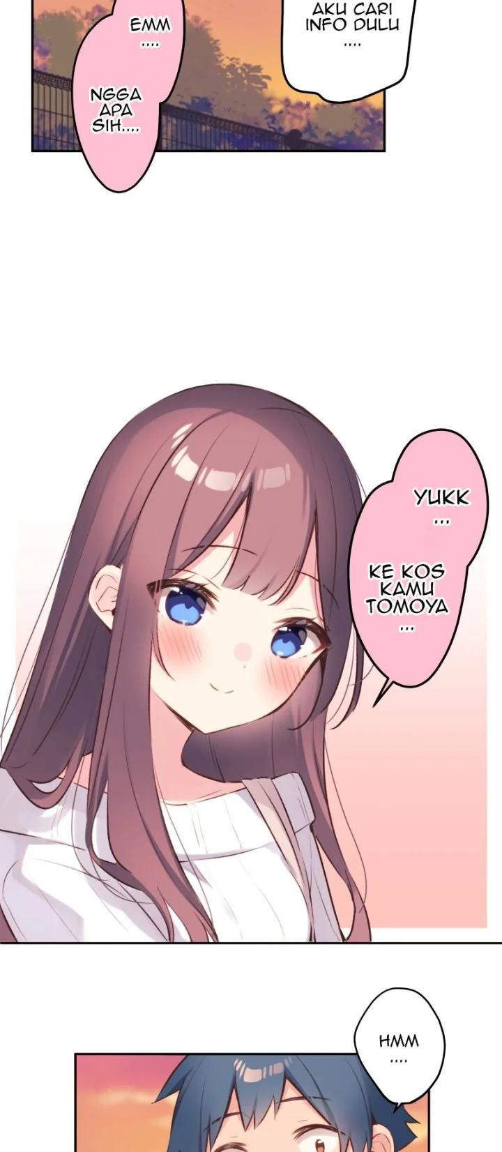 Halaman 12 — Waka-chan Is Flirty Again Chapter 91