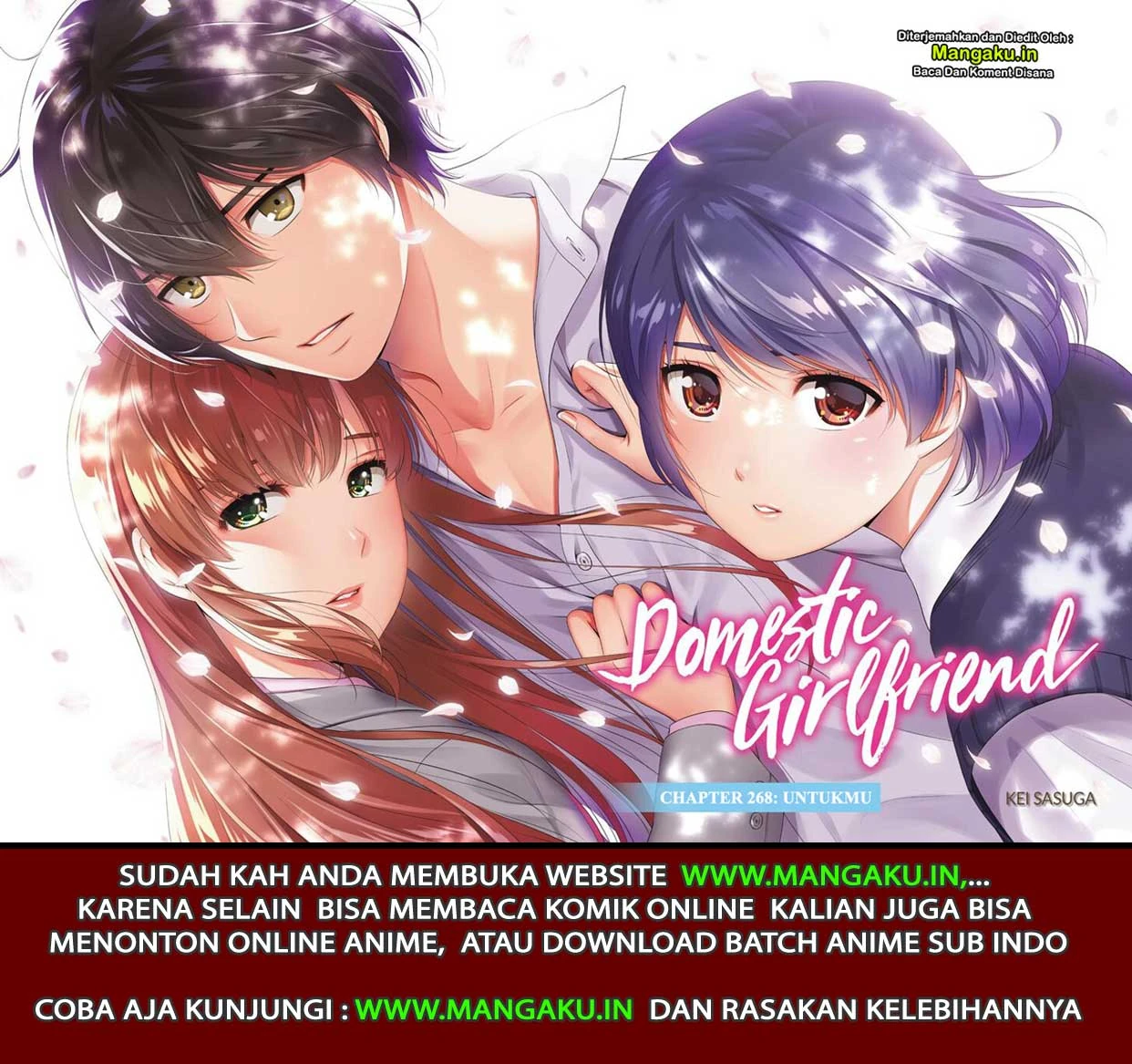 Halaman 17 — Domestic na Kanojo Chapter 268