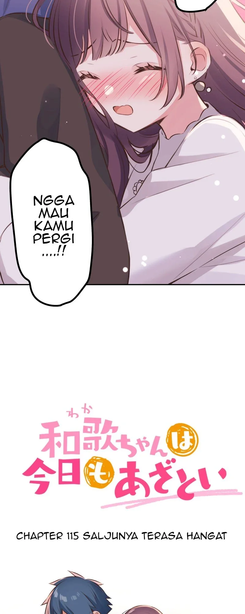 Halaman 4 — Waka-chan Is Flirty Again Chapter 115