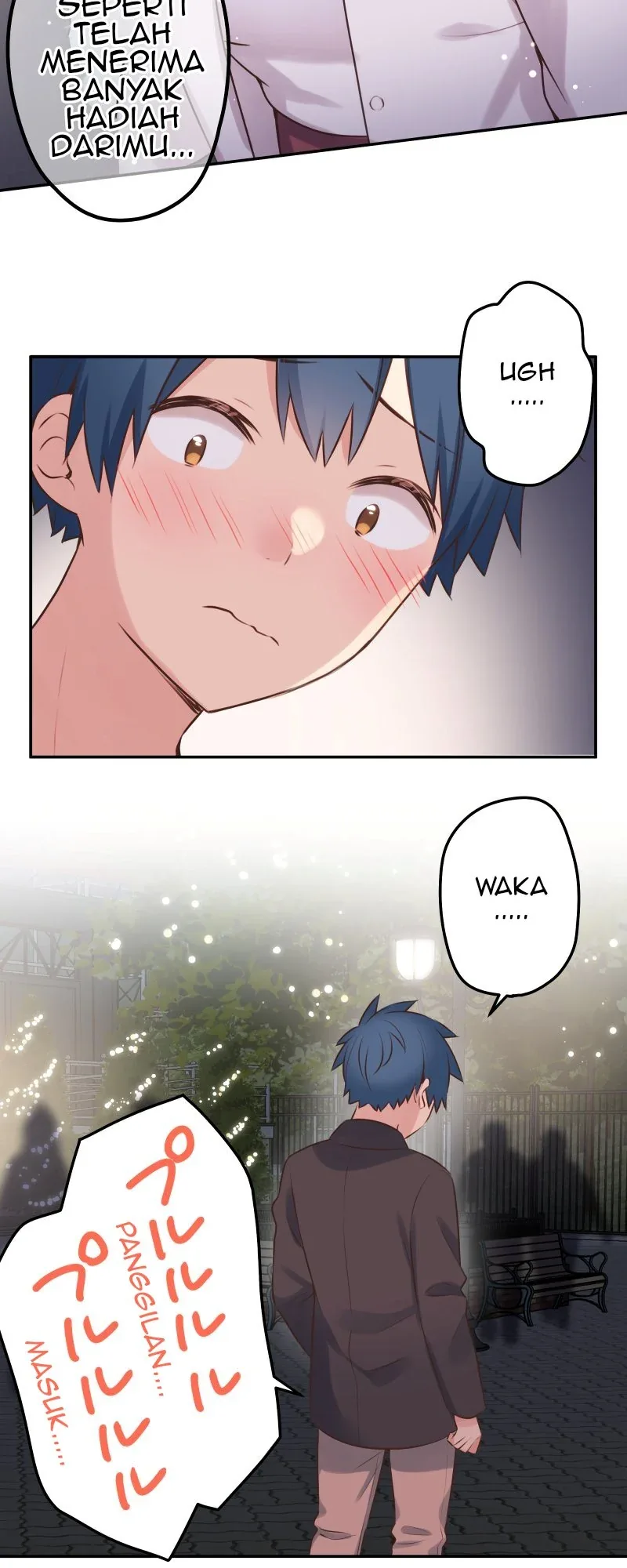 Halaman 14 — Waka-chan Is Flirty Again Chapter 115
