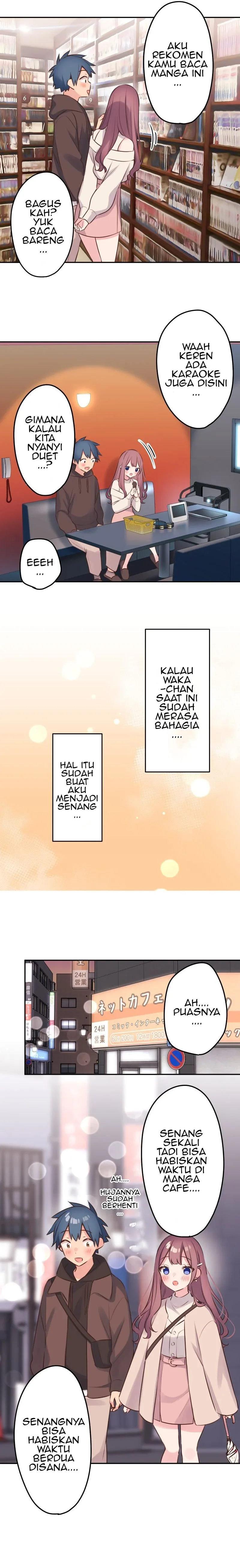 Halaman 4 — Waka-chan Is Flirty Again Chapter 107