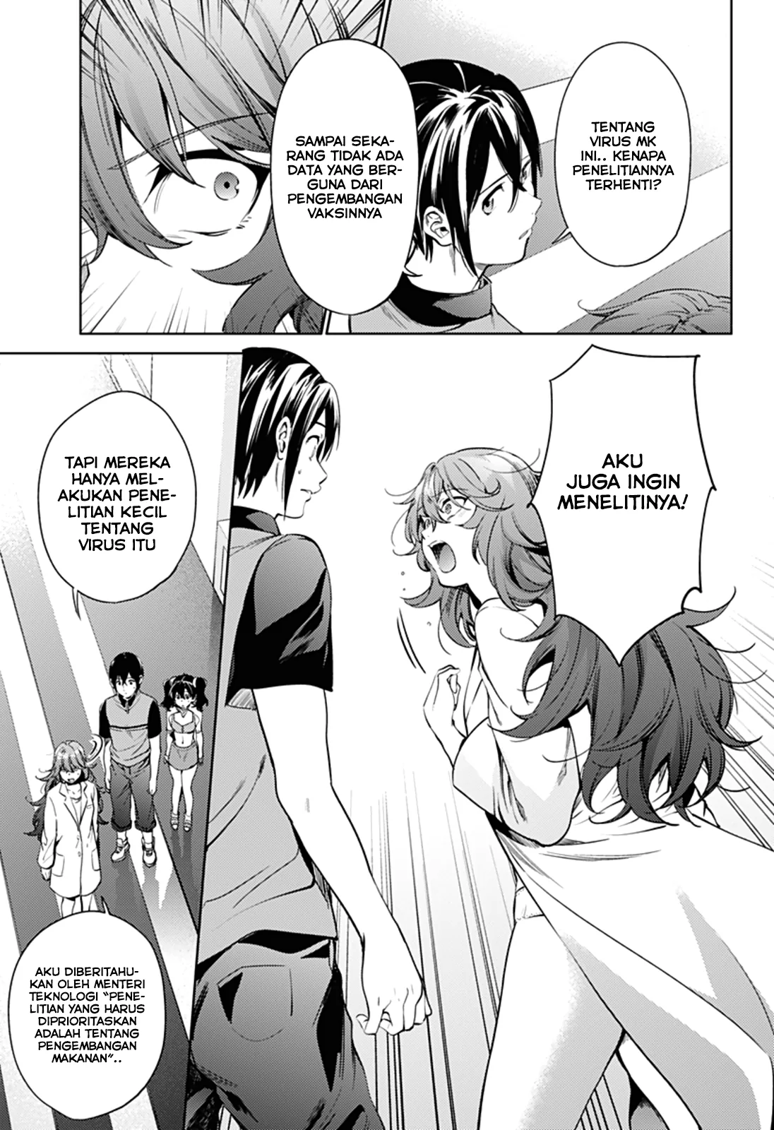 Halaman 9 — Shuumatsu no Harem Chapter 32