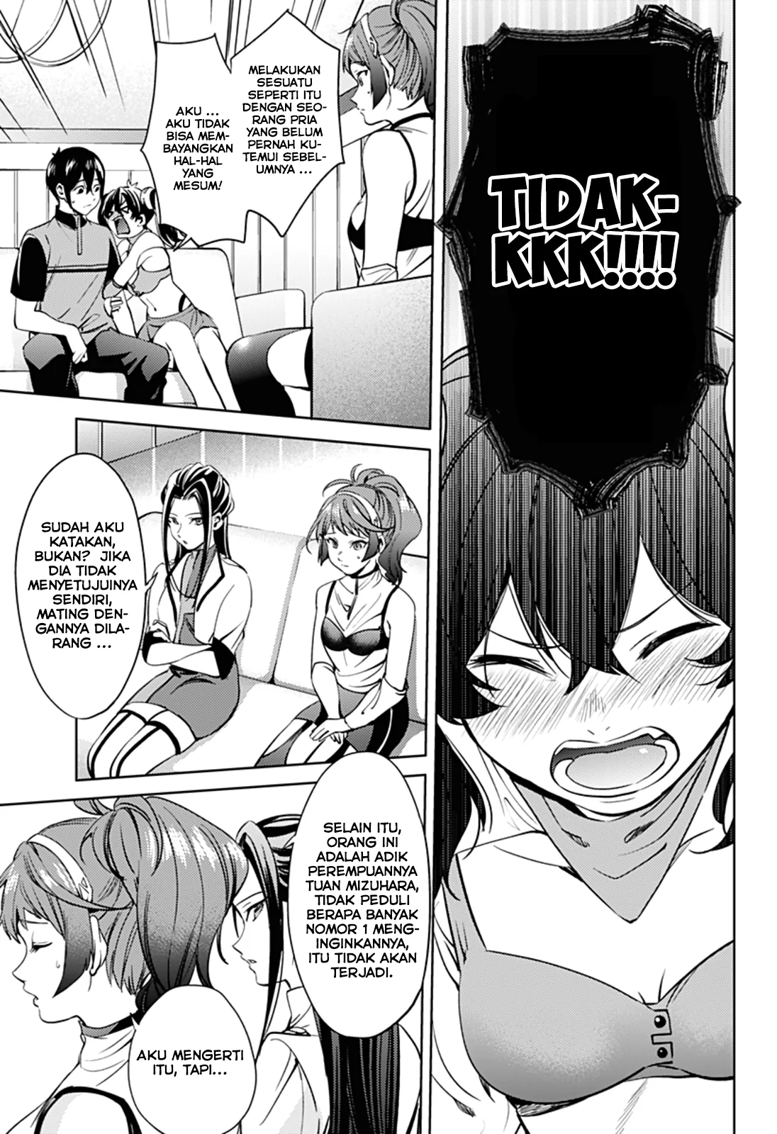 Halaman 13 — Shuumatsu no Harem Chapter 32