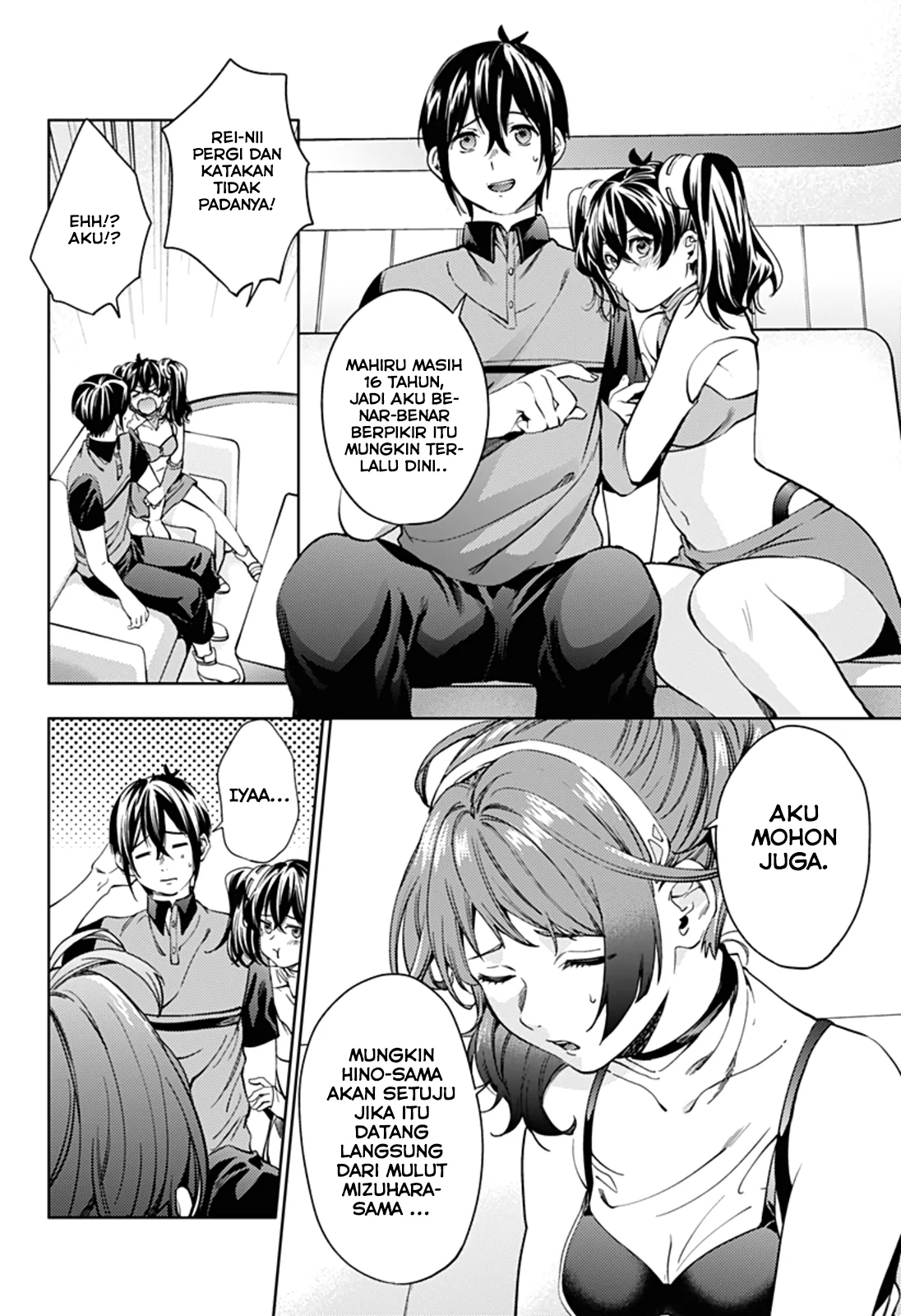 Halaman 14 — Shuumatsu no Harem Chapter 32
