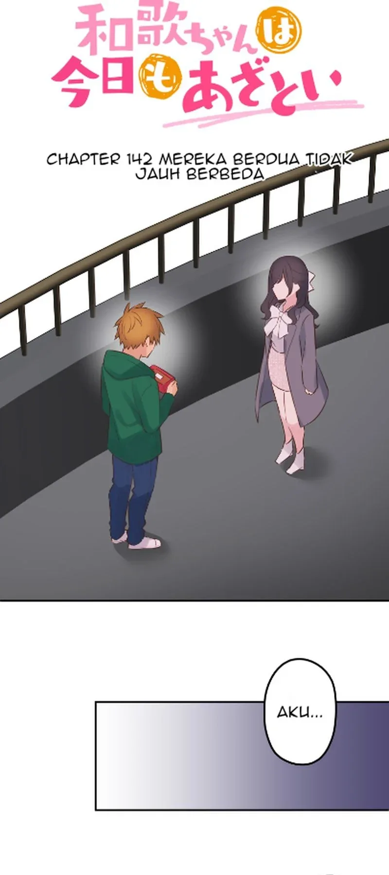 Halaman 3 — Waka-chan Is Flirty Again Chapter 142